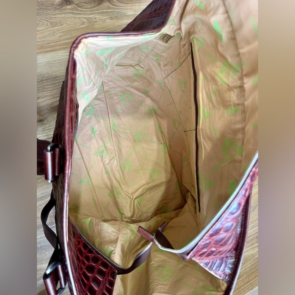 Chocolate Gator Signature Grande Tote by Consuela EUC - Picture 10 of 10